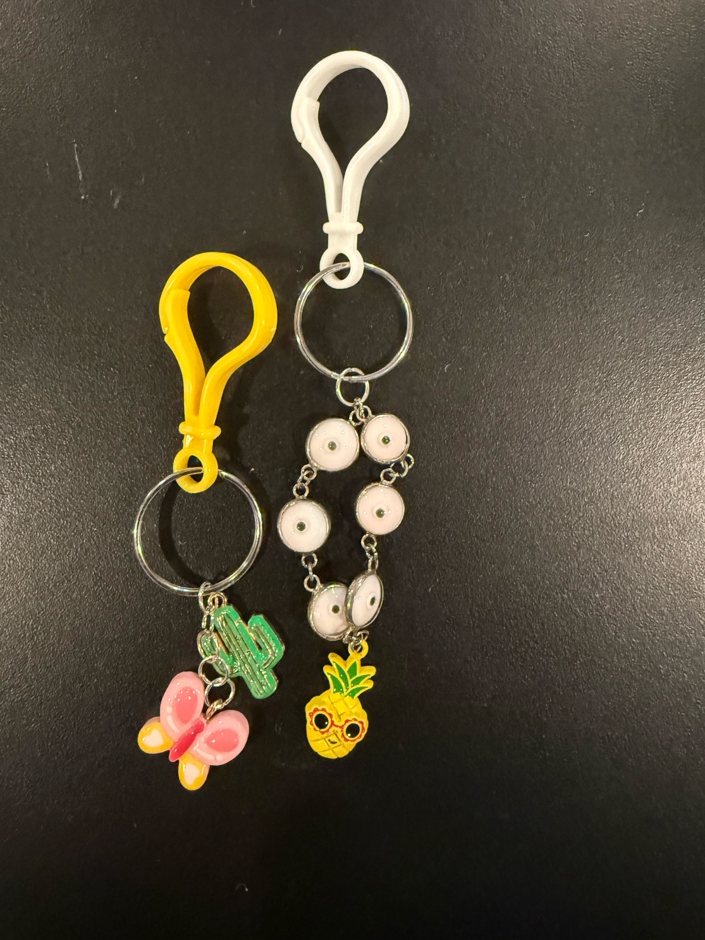 2 Cute Keychains or Bag Clips - Like New